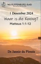Waar is die Koning?
