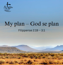 My plan – God se plan