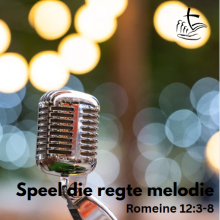 Speel die regte melodie