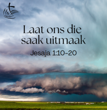 Laat ons die saak uitmaak